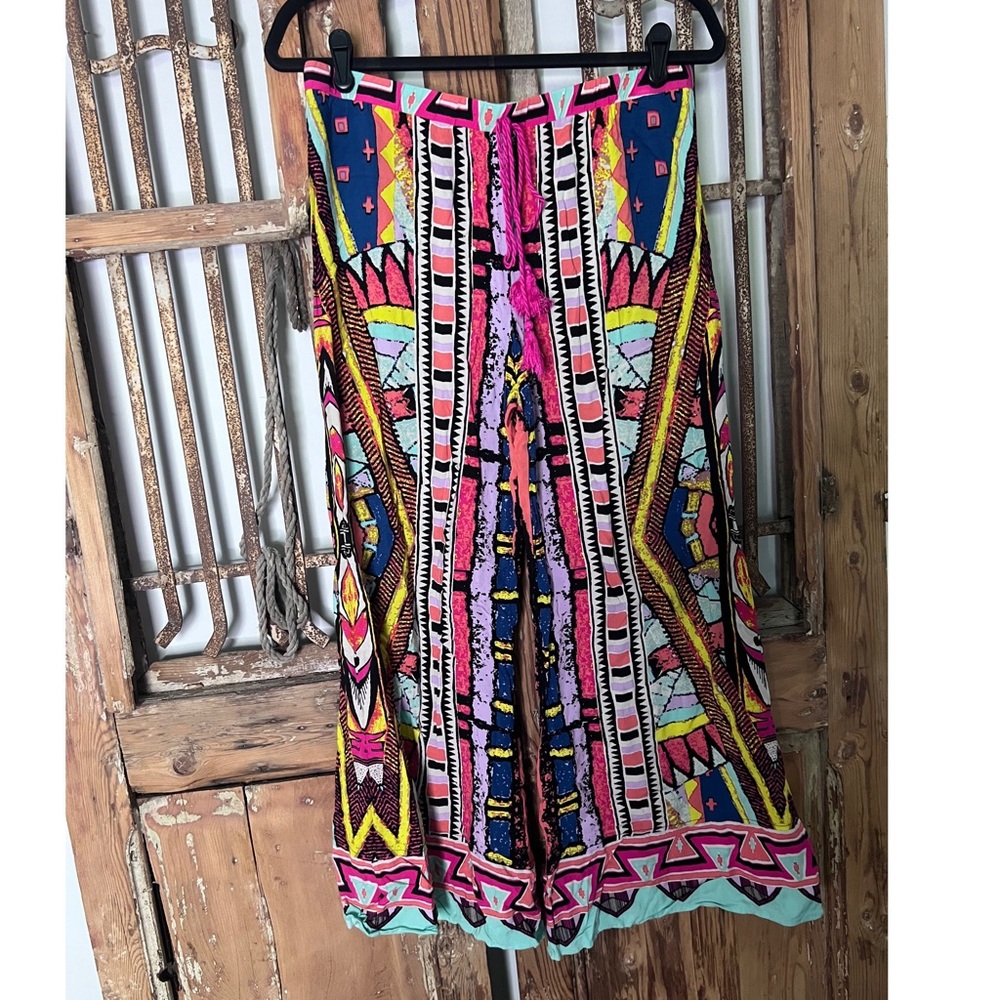 Bright Boho Print Pants